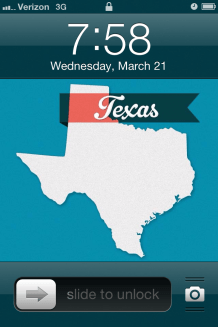 Texas Paper'd Wallpaper