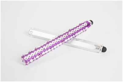 Crystals on Fire Stylus Pen