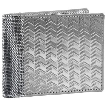 Steward/Stand Stainless Steel Bill Fold in Herringbone- $68 image via speranzaonline.com