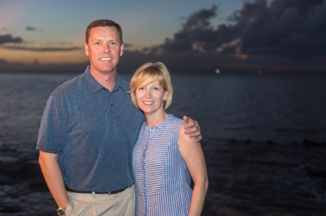 Steve and Melissa Grimshaw, courtesy of Caliber Collision.